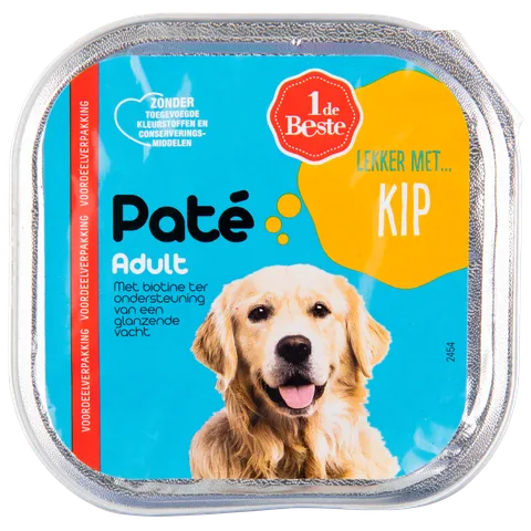 1 de Beste Hond pate met kip