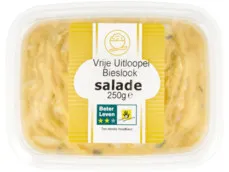 1 de Beste Vrije uitloopei bieslook salade