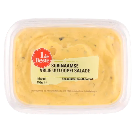 1 de Beste Surinaamse vrije uitloopei salade
