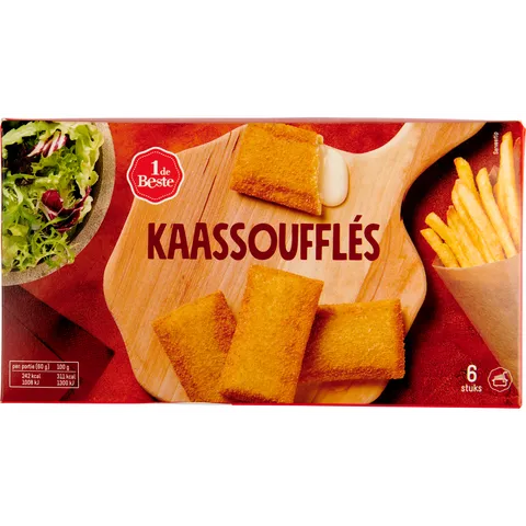 1 de Beste Kaassouffle 6 stuks