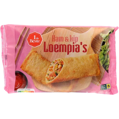 1 de Beste Loempia ham/kip 2 st.