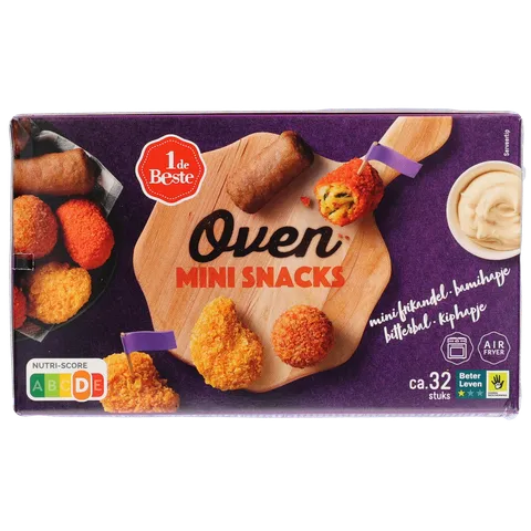 1 de Beste Oven minisnacks 32 st.