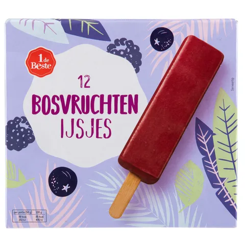 1 de Beste Bosvruchtenijsjes 12 st.