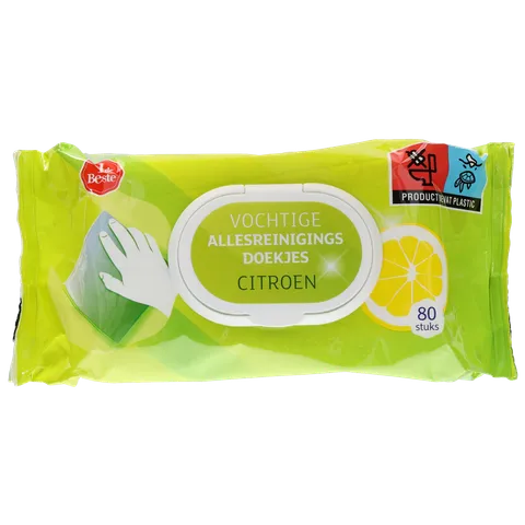 1 de Beste Reinigingsdoekjes multi citrus