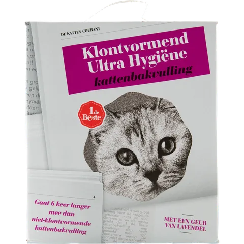 1 de Beste Kattenbakvulling klont ultra hygiene