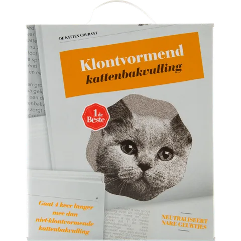 1 de Beste Kattenbakvulling ultra klontvulling