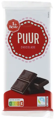 1 de Beste Chocoladereep puur