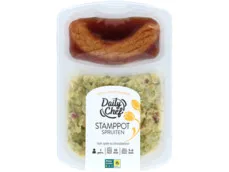 Daily Chef Stamppot spruiten met spek en braadworst
