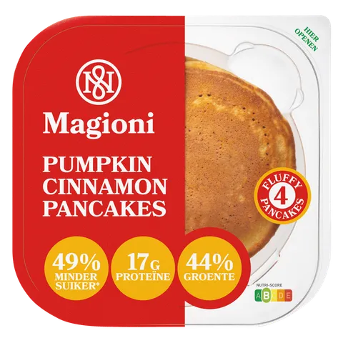Magioni Pumpkin cinnamon pancakes