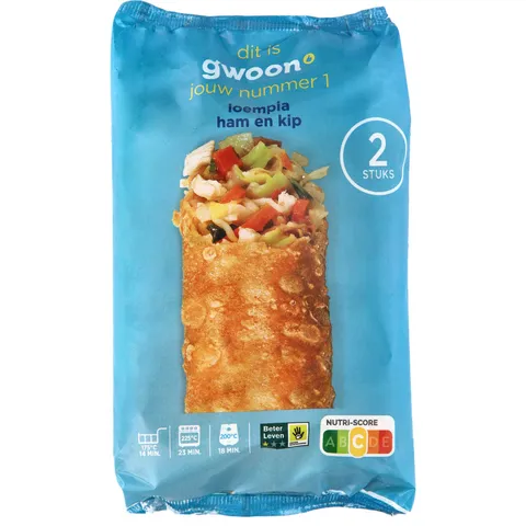 G'woon Maaltijdloempia ham kip