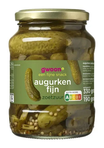 G'woon Augurken fijn zoetzuur