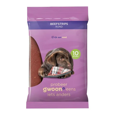 G'woon Beefstrips hond