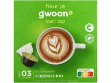 G'woon Dolce Gusto cappuccino 8 koppen (16 capsules)