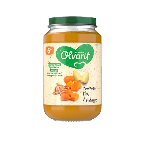 Olvarit Pompoen kip aardappel 6m+