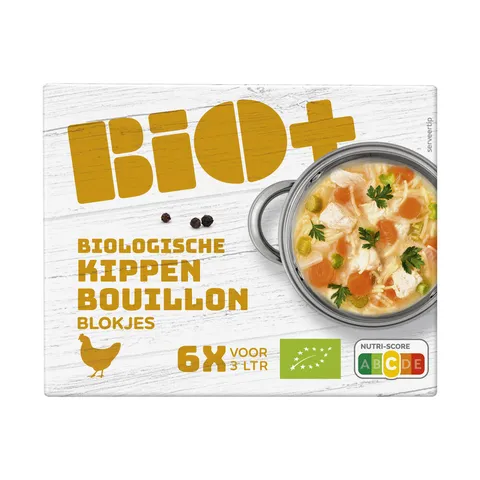 Bio+ Bouillon Blokjes Kip