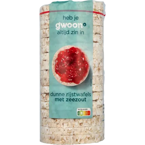 G'woon Rijstwafel Zeezout