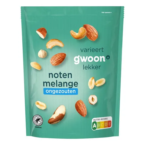 G'woon Notenmelange Ongezout