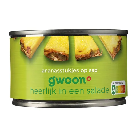 G'woon Ananasstukjes Sap