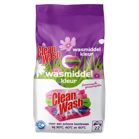 Clean Wash Poeder Kleur