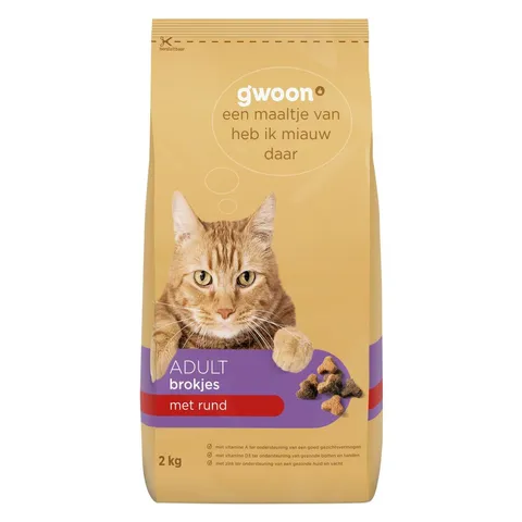 G'woon Kat Brokjes Rund