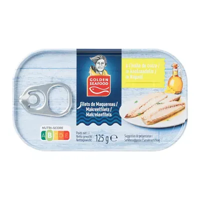 Makreelfilets in olie