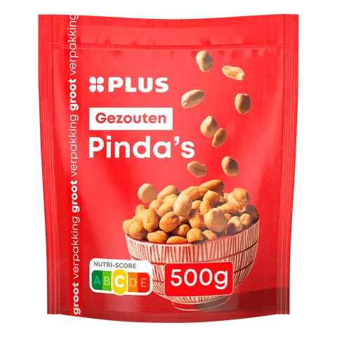 PLUS Pinda's gezouten 500 gram