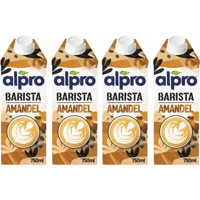 Alpro Barista amandel 4-pack