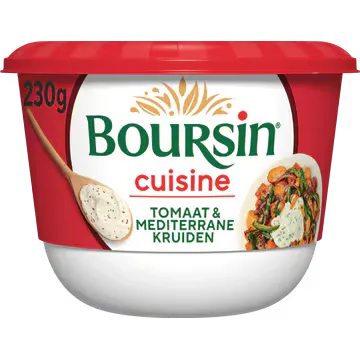 Boursin Cuisine Tomaat & Mediterrane Kruiden 230 g
