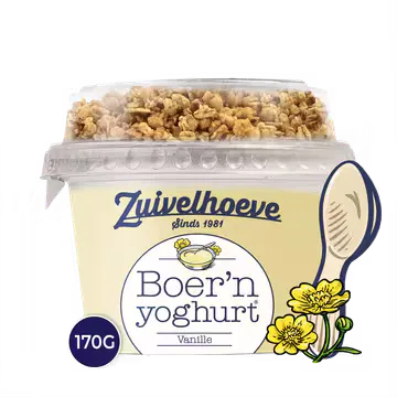 Zuivelhoeve Boer'n Yoghurt Vanille