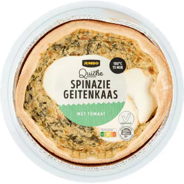 Jumbo Quiche Spinazie Geitenkaas 300 g
