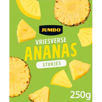 Jumbo Vriesverse Ananas Stukjes 250 g