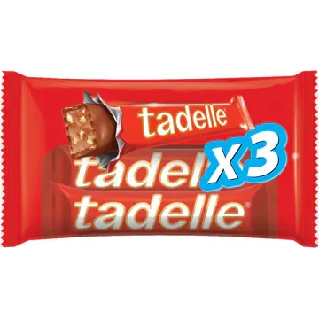 Tadelle Melkchocolade Hazelnoot 3 Stuks