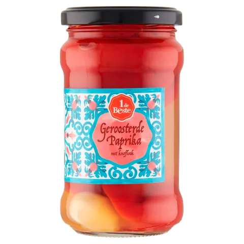 1 de Beste Paprika geroosterd knoflook
