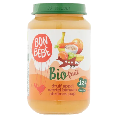 Bonbébé F1201 bio druif app wort banaan pap