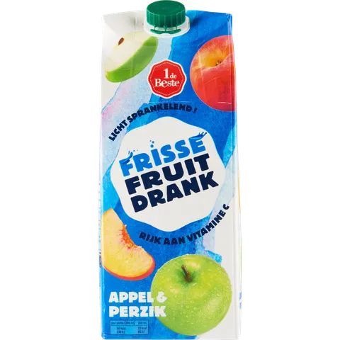 1 de Beste Frisse fruitdrank appel perzik