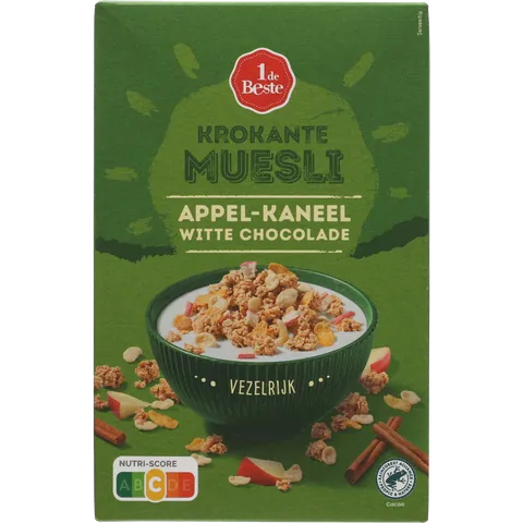 1 de Beste Krokante muesli appel kaneel