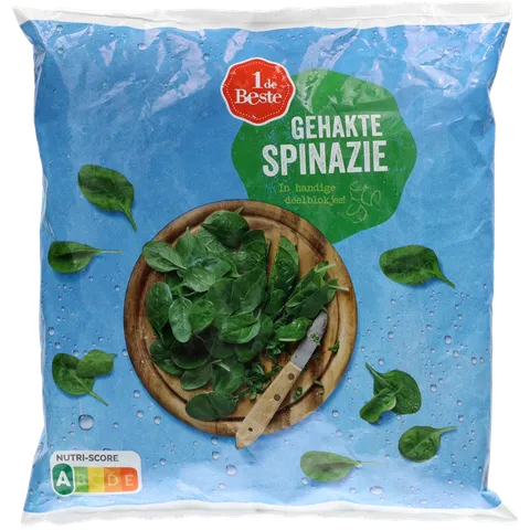1 de Beste Spinazie gehakt deelblokjes