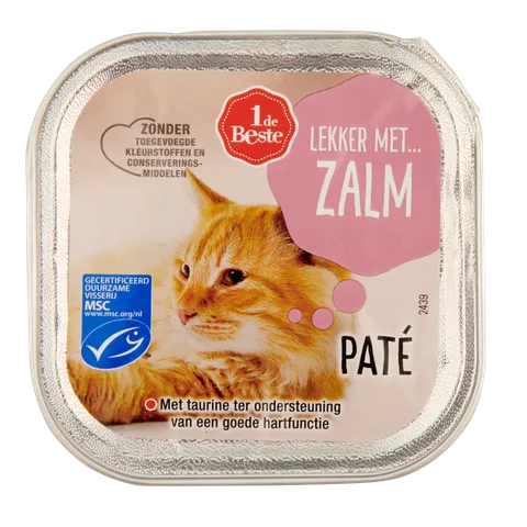 1 de Beste Kat pate zalm