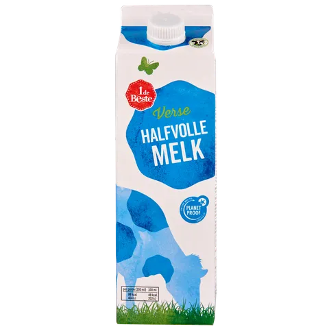 1 de Beste Halfvolle melk