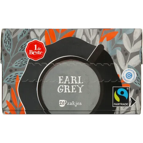 1 de Beste Zwarte thee earl grey kop 20 zakjes