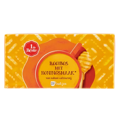 1 de Beste Rooibosthee honing kop 20 zakjes