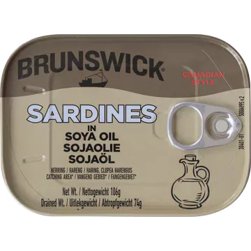 Brunswick Sardines in sojaolie