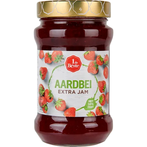 1 de Beste Jam extra aardbei