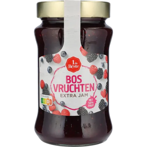 1 de Beste Jam extra bosvruchten