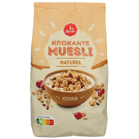 1 de Beste Muesli krokant naturel