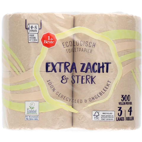 1 de Beste Toiletpapier ecologisch 3 laags