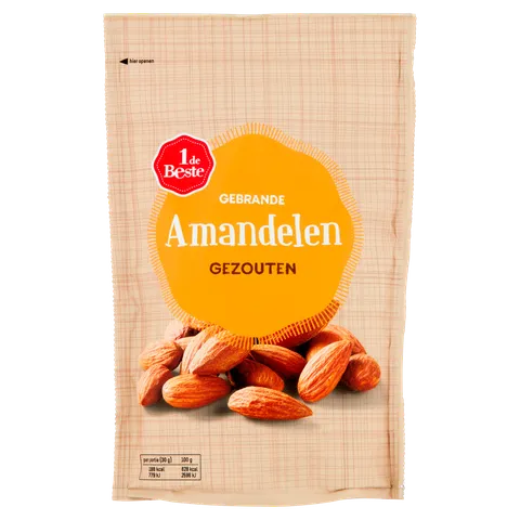 1 de Beste Amandelen geroosterd en gezouten