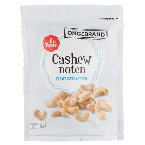 1 de Beste Cashewnoten ongebrand ongezouten