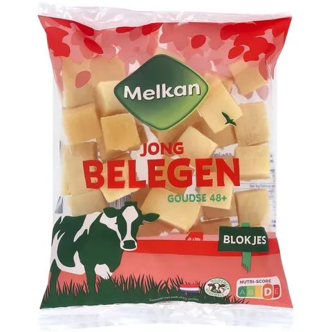 Melkan Kaasblokjes Jong Belegen