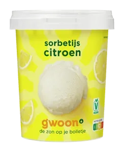G'woon Sorbetijs Citroen